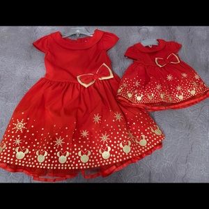 Brand new Disney Store Christmas Dresses.